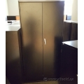 Global Black 36 x 72 2 Door Metal Storage Cabinet, Locking